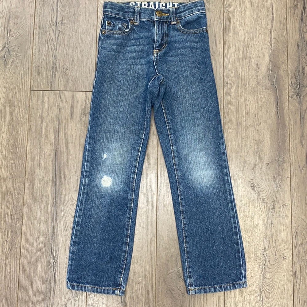 Crazy 8 Little Boys Straight Dark Blue Jeans